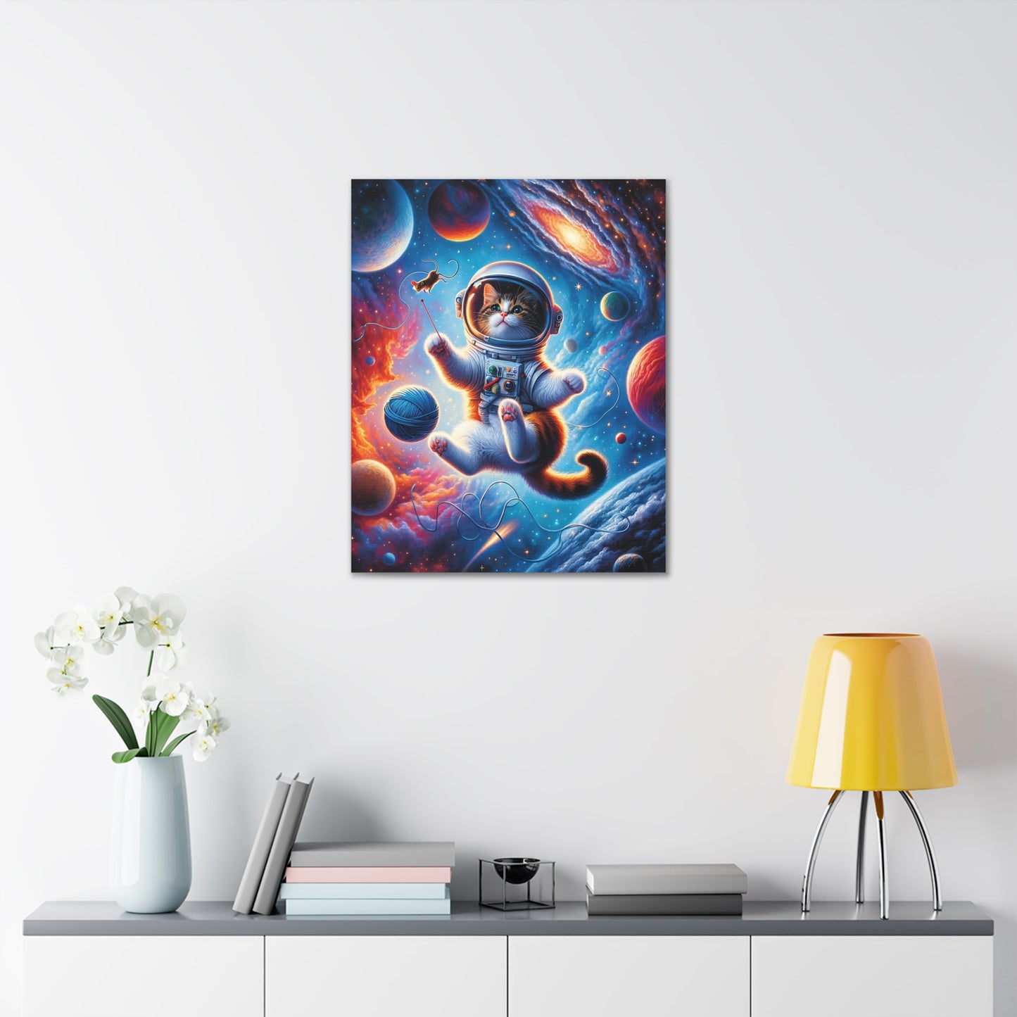 Astro Kitty Wall Art