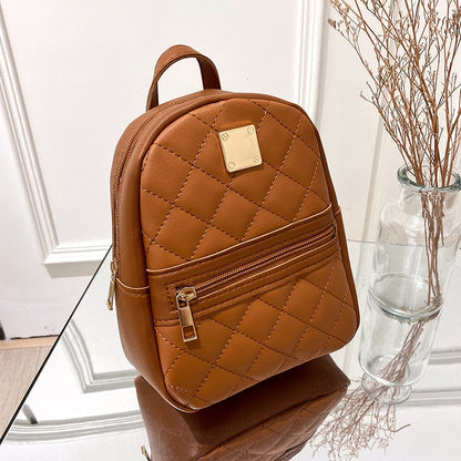 Chic Mini Leather Backpack