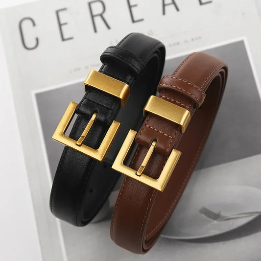 Chelsea Sleek Leather Belt