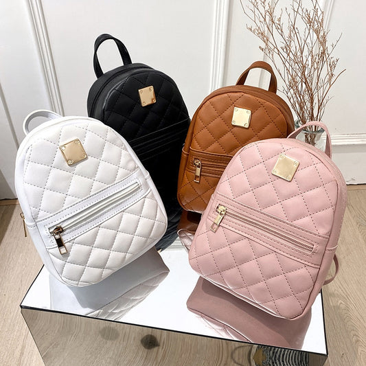 Chic Mini Leather Backpack